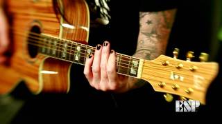 Video thumbnail for ESP Guitars: Wednesday 13 demos the LTD Xtone EW-Z Acoustic by ESP Guitars USA