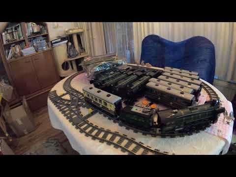 Lego train 10194 emerald night XXL vs lepin 21005 driving rounds gopro on 9v tracks