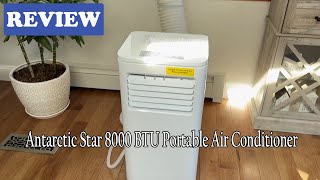 Antarctic Star 8000 BTU Portable Air Conditioner Review - See Before You Buy