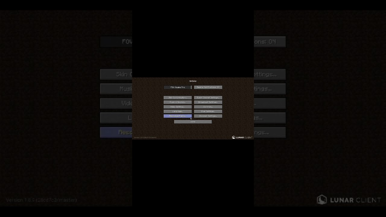 Lunar Client In Bedrock Edition? #minecraft #aprilfools #lunarclient #shorts