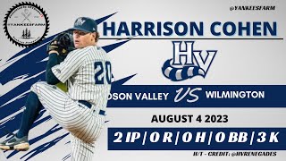 Harrison Cohen Vs. Wilmington Blue Rocks 8/4/23