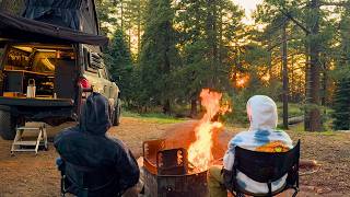 Relaxing Mountain Camping… We Escaped Reality for a Night