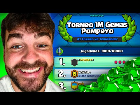 I participated in a 1 MILLION GEM TOURNAMENT in Clash Royale!😱