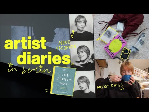 artist diaries 💛 neue projekte, the artist’s way erfahrungen, museum & inspiration | berlin vlog