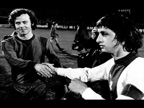 Johan CRUIJFF VS Franz BECKENBAUER 1973 (Ajax x Bayern Munchen)