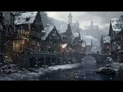 Celtic Fantasy Music - Village of Winter, Snowy Village, Medieval Ambience, Magical, Relaxation