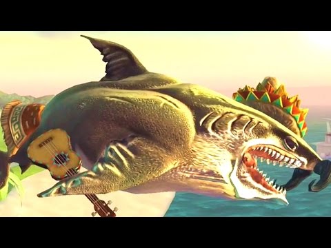 MEXICAN MEGALODON - MASSIVE 4.4 MILLION SCORE - Megalodon Gameplay-Hungry Shark World Gameplay