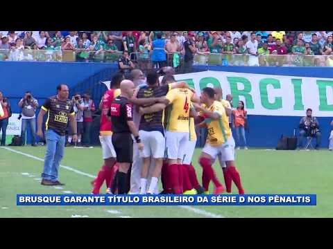 Brusque garante título brasileiro da série D nos pênaltis