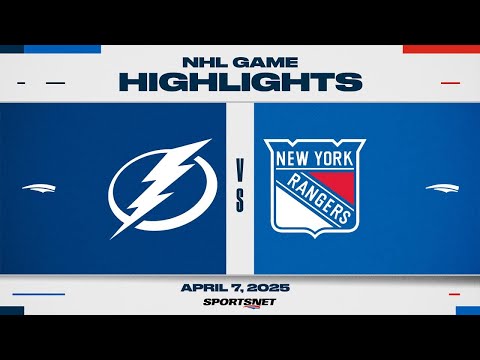 NHL Highlights | Lightning vs. Rangers - April 7, 2025