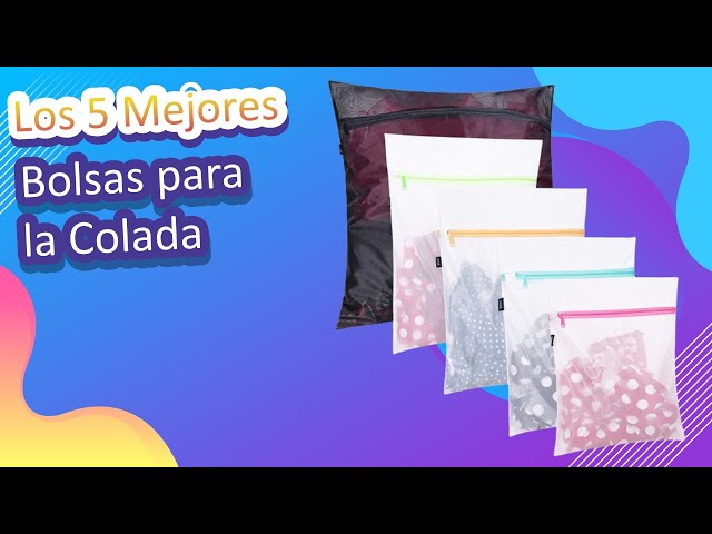 Vídeo relacionado con 2 Piezas Bolsas para Lavadora 30 x 40 cm, Con cordón y cierre de bloqueo, Evita que la Ropa se Deforme y se Arrugue, para lavar Ropa Interior