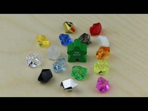 Board Game Crystal Clear Clips 90º (2 mm - 2 pieces)