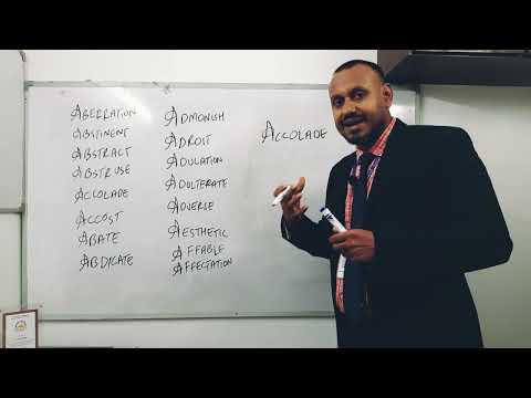Tutorial-2 Learn English with Farhan – GMAT & GRE Vocabulary Series