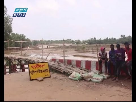মৌলভীবাজারের ৫ কিলোমিটার রাস্তা বন্যায় ভেঙ্গে গেছে