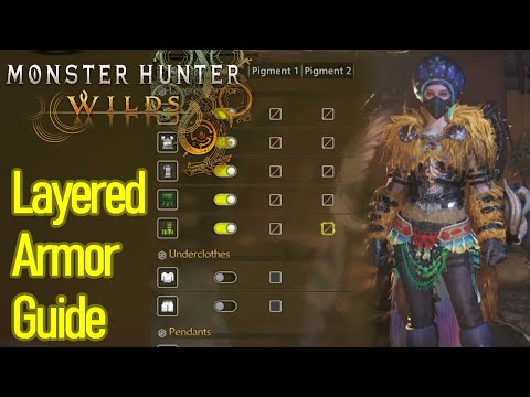 Monster Hunter Wilds layered armor guide, how to use layered armor and customize armor appearance