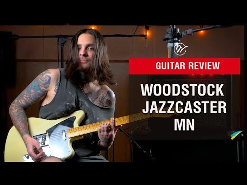 Woodstock Standard Jazzcaster Fiesta Red Maple made in UKRAINE image 2