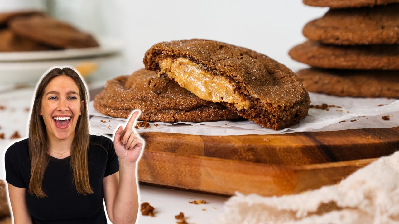 Chelsweets' Chocolate Peanut Butter Stuffed Cookies