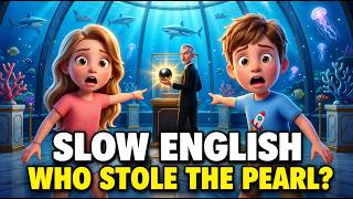 Who Stole the Midnight Pearl? | Slow English Story | A2 Level