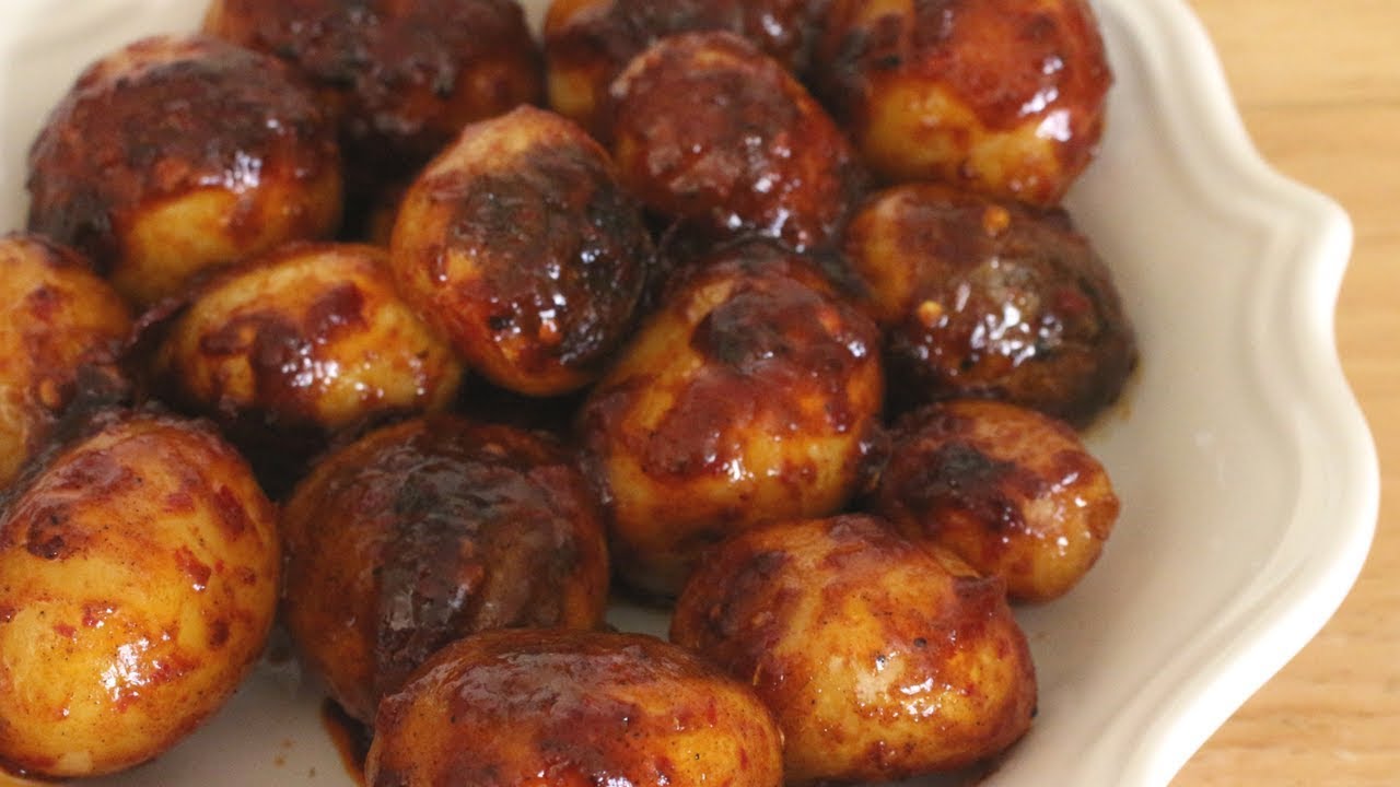 Papas Cambray Enchiladas (Mexican Spicy Baby Potatoes)