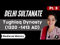 Delhi Sultanate - Part 3 | Tughlaq Dynasty (1320 -1413 AD) | Medieval History  #Parcham