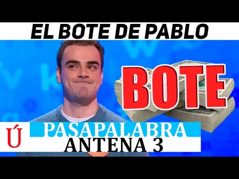 El inesperado bote que se lleva Pablo en Pasapalabra este mes, si no gana el rosco | Antena 3