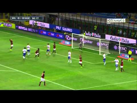 Milan 1-0 Sampdoria 2013/2014 | Full Highlights (Arabic Comm.)