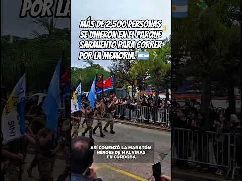 Más de 2.500 personas se unieron en el Parque Sarmiento para correr por la memoria. 🇦🇷🏃‍♂️