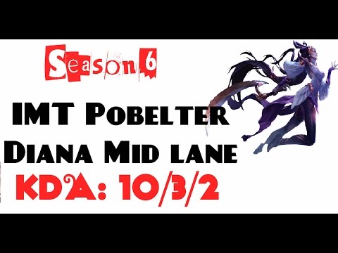 NA Challenger LOL - IMT Pobelter - Diana Mid lane (Feb 28, 2016)