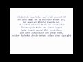Fard -- Dein Kuss [Lyrics on Screen] 