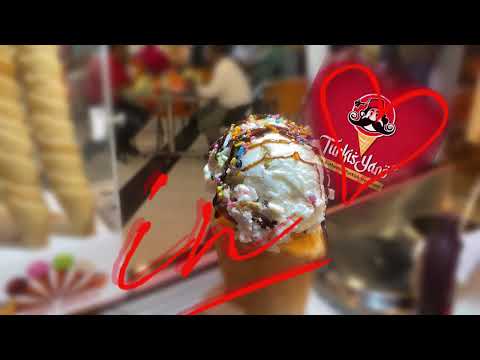 Waffie Cone And Turkish Ice Cream