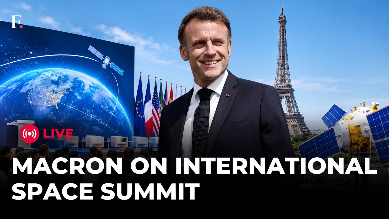 LIVE: Macron Hosts Global Space Summit, Meets Astronauts In Paris