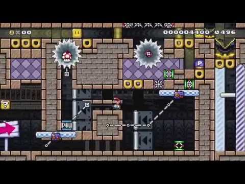 슈퍼 마리오 메이커 - The JSano One Screen Puzzle by Thomas 20160715