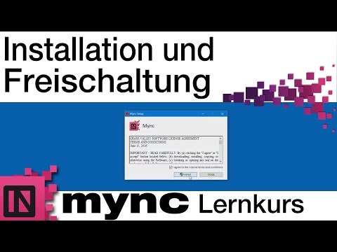 Mync Lernkurs - Installation und Freischaltung