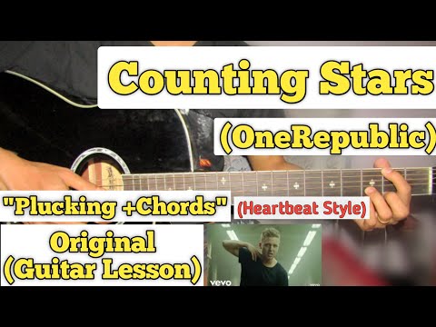 Counting Stars - OneRepublic | Guitar Lesson | Plucking & Chords | (Acoustic)