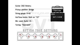 Video thumbnail for Ampeg GVT15H and GVT15-112  - Tone Samples and Settings by Ampeg