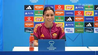 FEMMINILE Rossettini e Di Guglielmo Conferenza pre gara Real Madrid-Roma 7 ottobre 2025