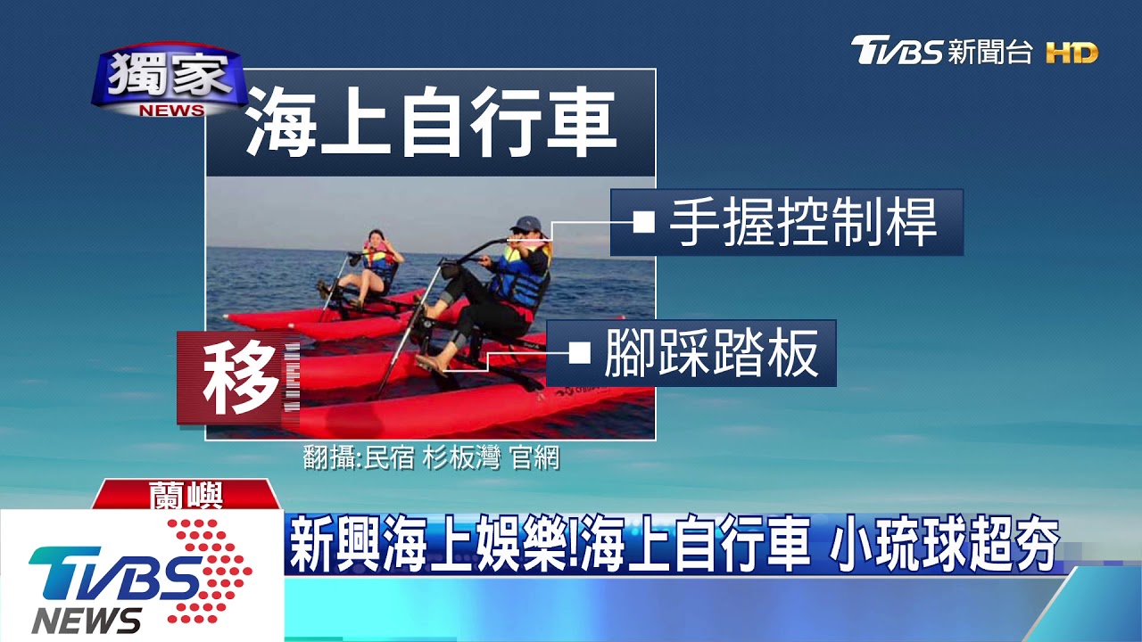 救命!騎「海上自行車」 無力回港險漂走