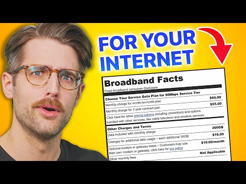 Video Thumbnail: Nutrition Facts…for your Internet Connection?