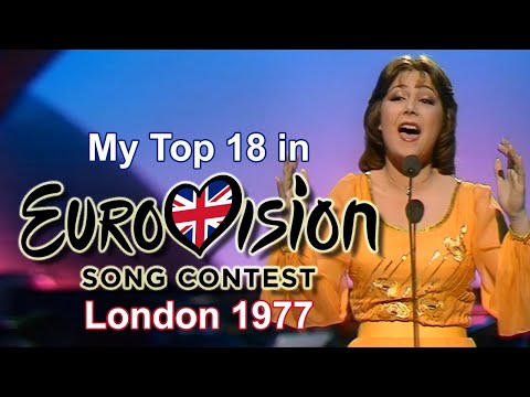 Eurovision 1977 - My Top 18 [with comments]