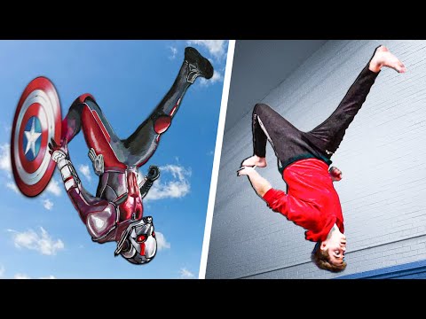We Tried Ant-Man Stunts In Real Life! - Challenge