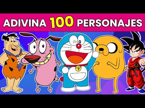 Adivina 100 Personajes de Caricaturas 😀 | Quiz de Caricaturas | Adivina los Personajes ✅