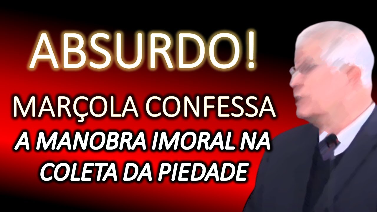 ABSURDO!!! Ancião CLAUDIO MARÇOLA confessa O REAL motivo da mudança nas coletas - PARTE 1