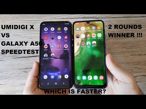 Umidigi X vs Galaxy A50-SPEEDTEST!!We have a Winner!Surprising Result!