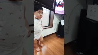 何回も弟のへそを確認するお兄ちゃん #baby #shorts #赤ちゃん #赤ちゃんのいる生活 #かわいい