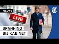 KIJK TERUG: Kabinet aan zijden draad, ministers reageren