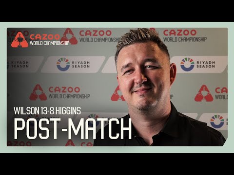 Kyren Wilson Reacts to Huge Higgins QF Win! | Cazoo World Championship 2024