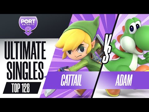 Cattail vs Adam - Ultimate Singles: Top 128 - Port Priority 6 | Toon Link vs Yoshi