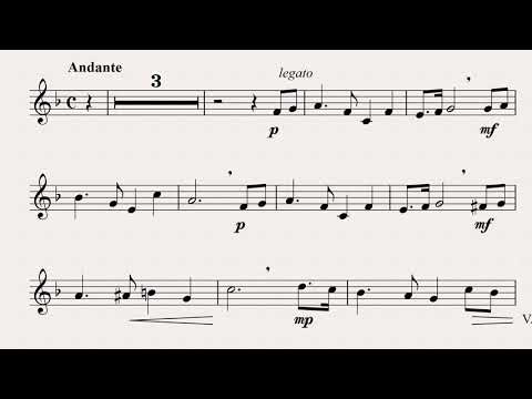 Cook, Vander: Antares for Trumpet and Piano  (piano accompaniment)