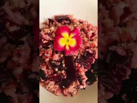 ๐ฑ Eco-Ricette ๐ด - Risotto di quinoa e cereali misti con rapa rossa