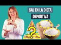 entiende la importancia de la sal en el deporte sal en la dieta deportiva nutrición deportiva