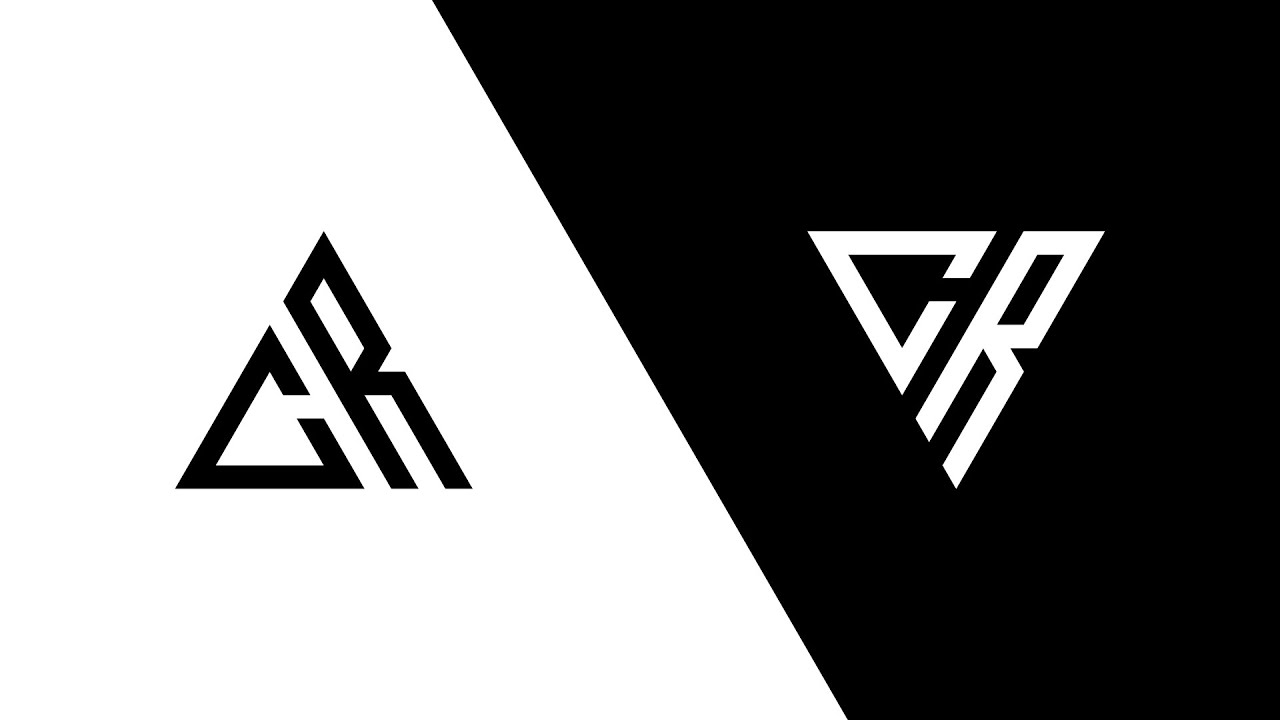 CR Triangle Lettermark |  Illustrator Tutorial